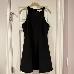 Elizabeth and James Black Mini Dress